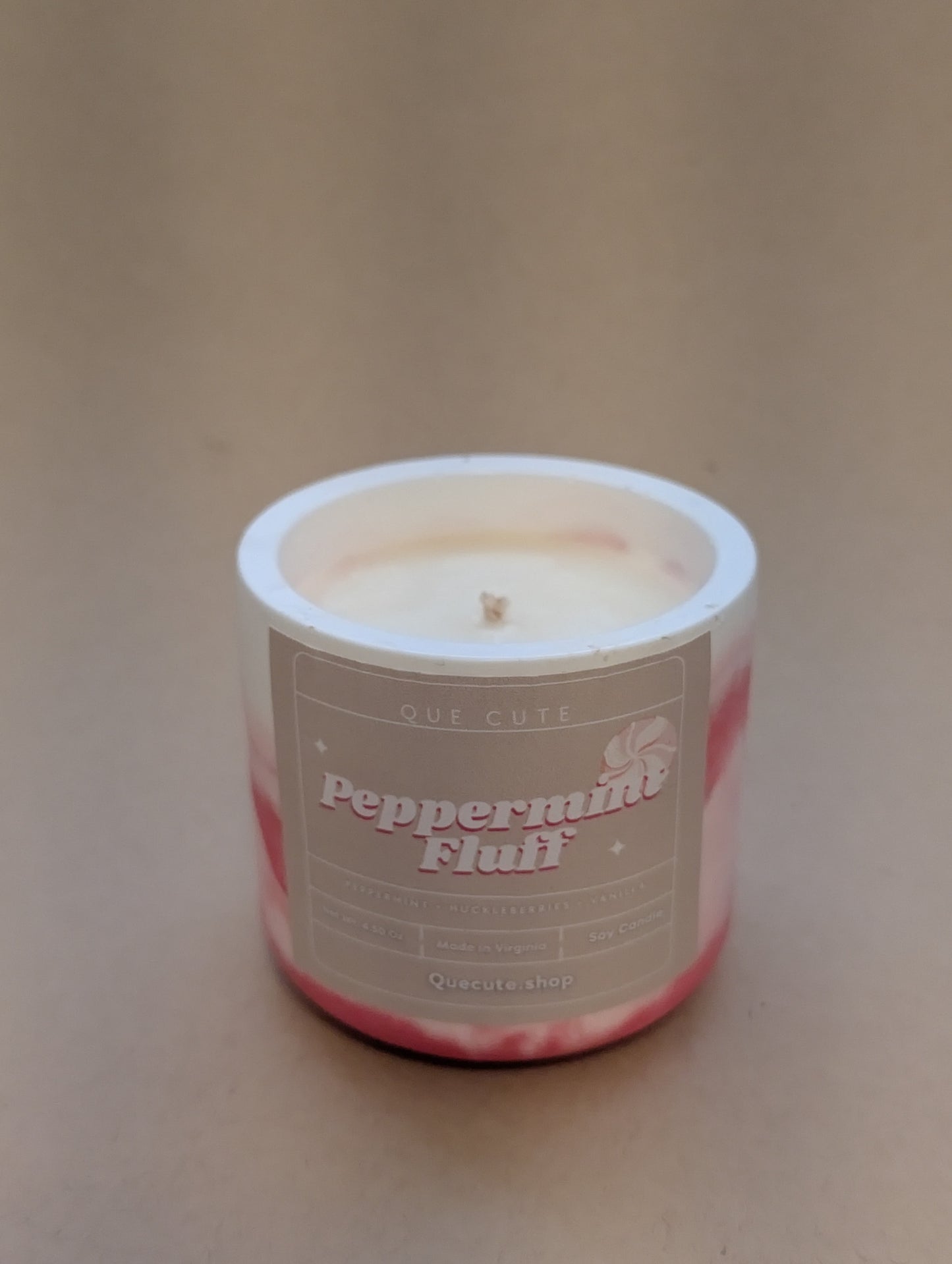 Peppermint Fluff Candle