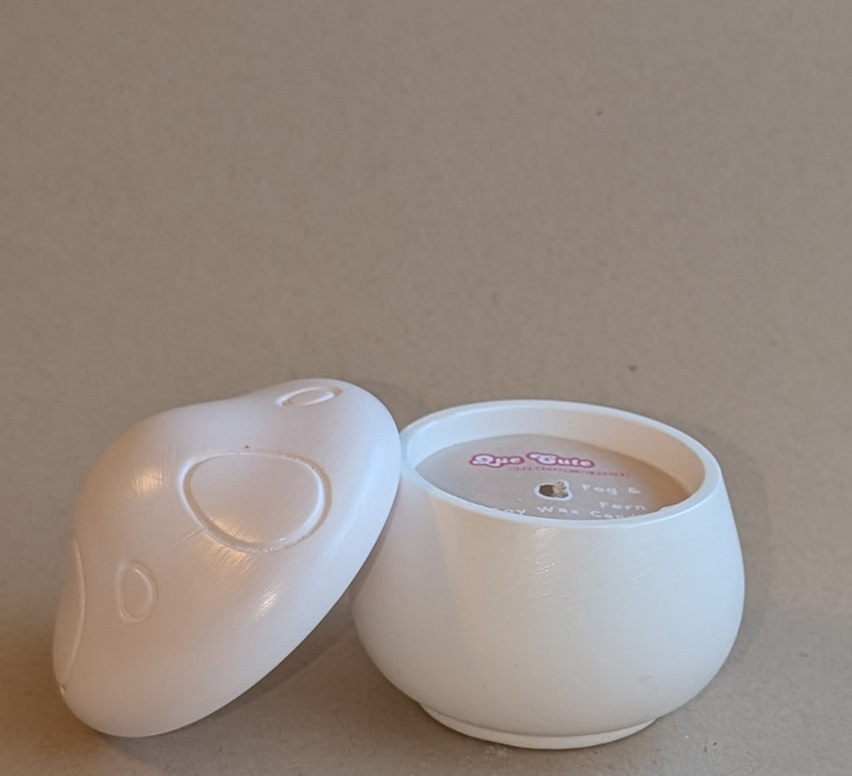 Mushroom Ceramic π Candle