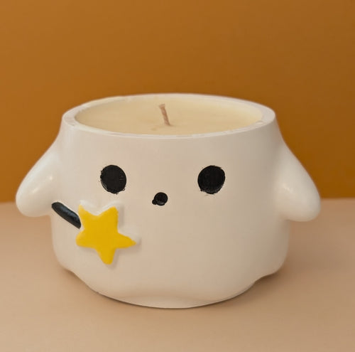 Apple Toffee Crunch Ghost Candle