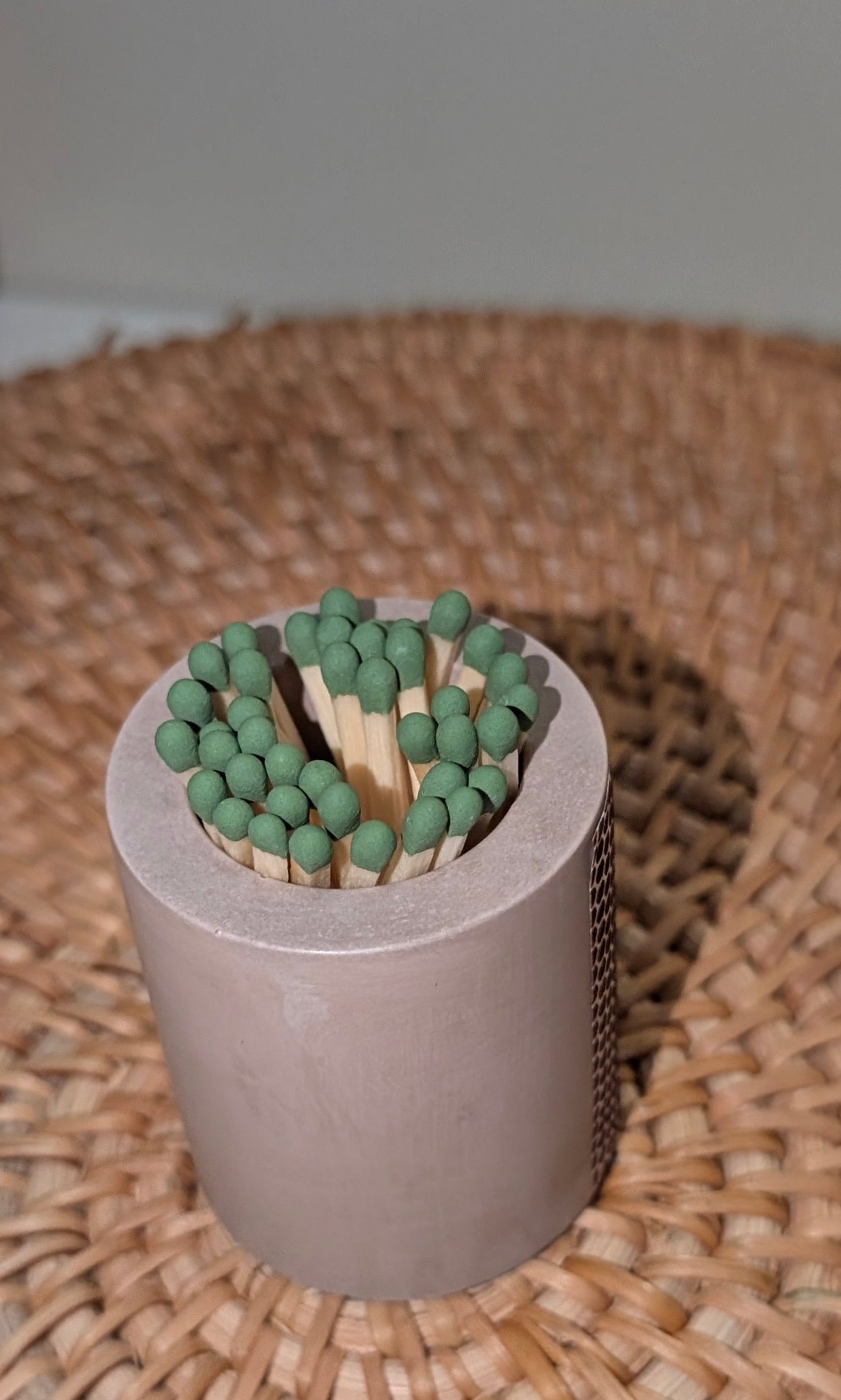 Match Holder & Matches Brown