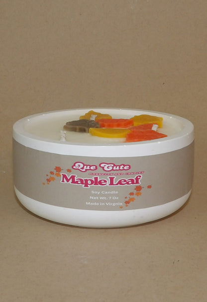 Maple Leaf Candle