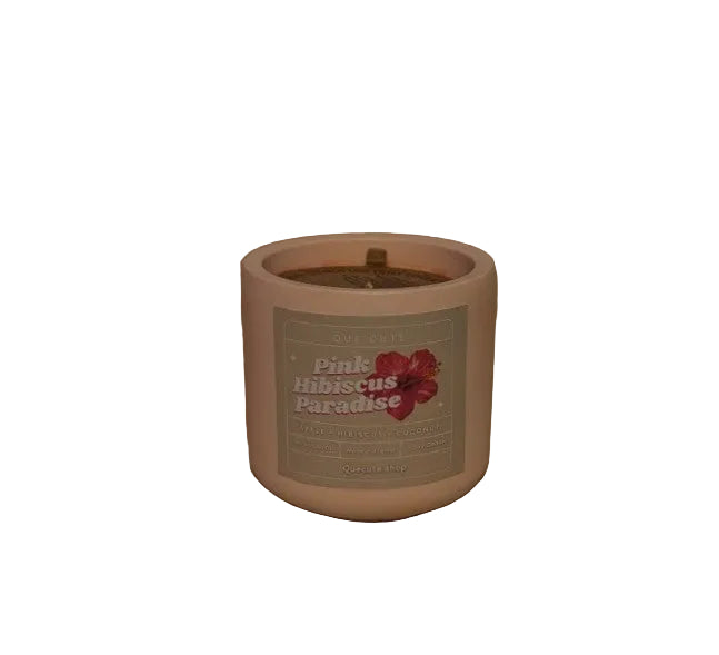 Pink Hibiscus Paradise Candle