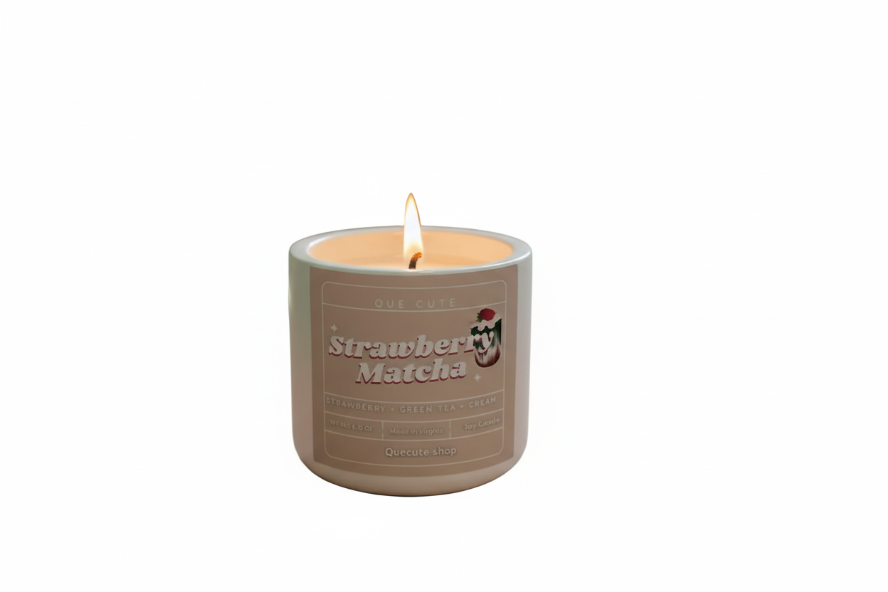Strawberry Matcha Candle