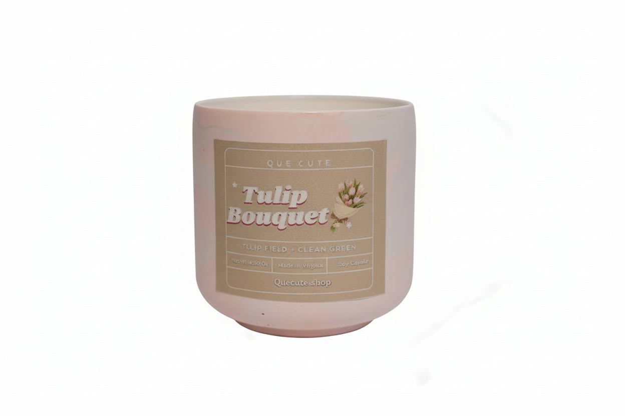 Tulip Bouquet Candle