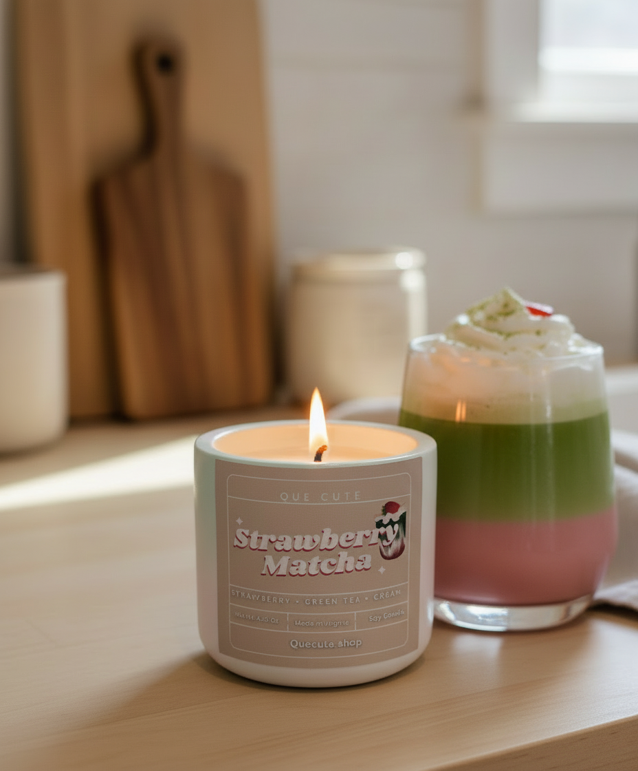 Strawberry Matcha Candle