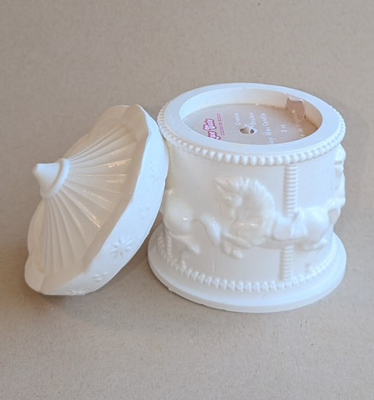 Creme Brulee Carousel Candle