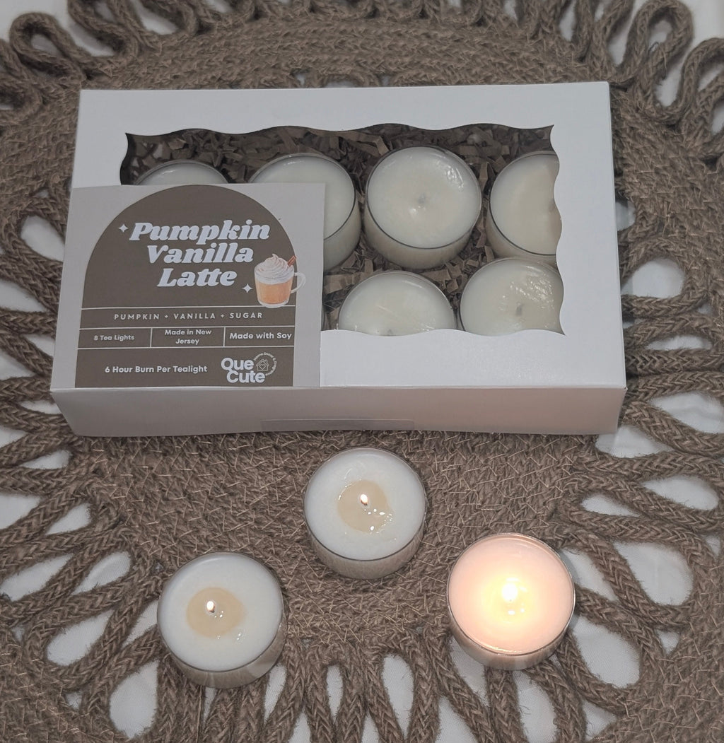 Pumpkin Vanilla Latte Tealights
