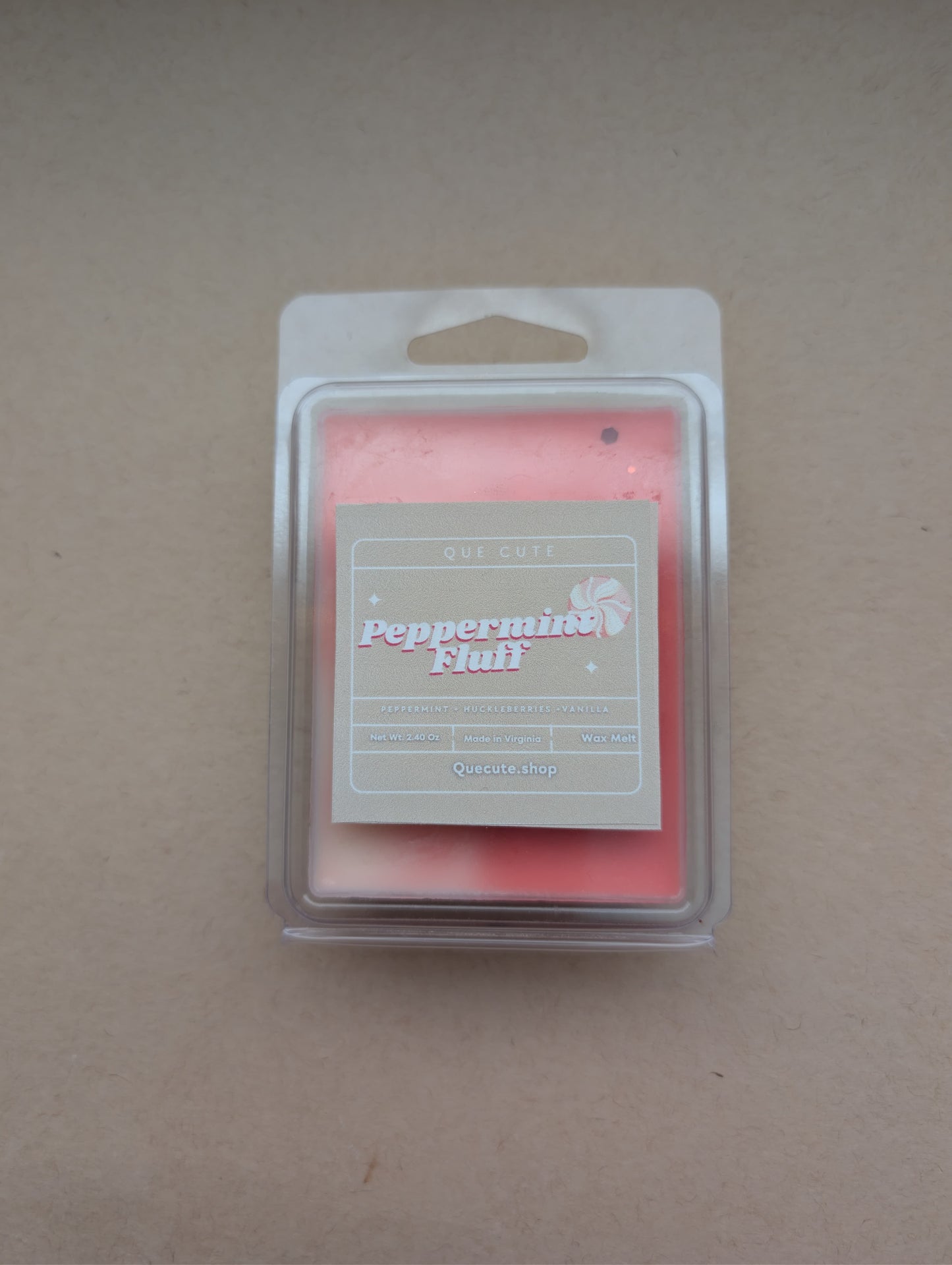 Peppermint Fluff Wax Melt