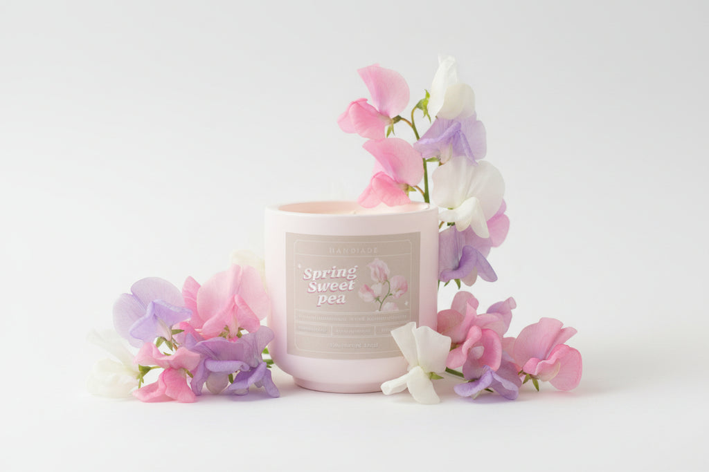 Spring Sweet Pea Candle