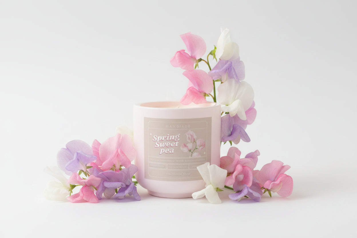 Spring Sweet Pea Candle