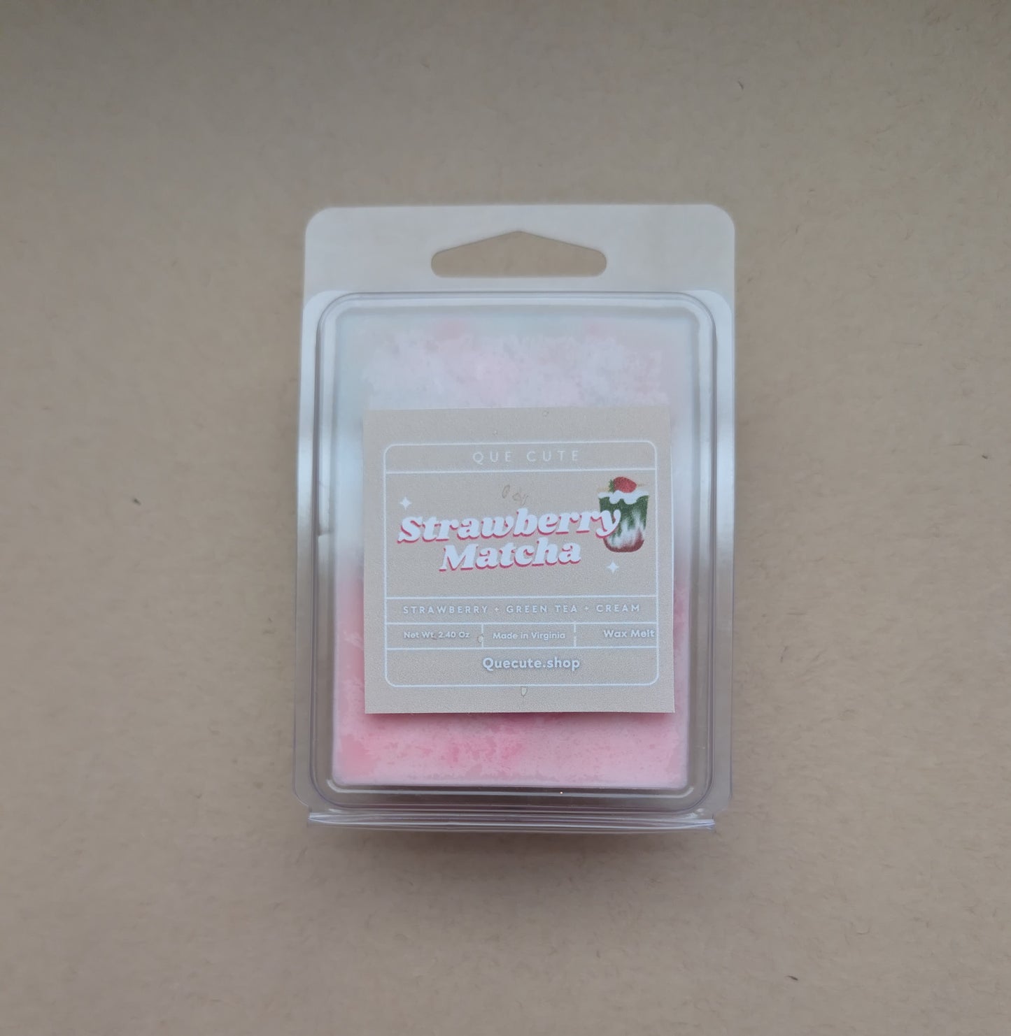 Strawberry Matcha Wax Melt