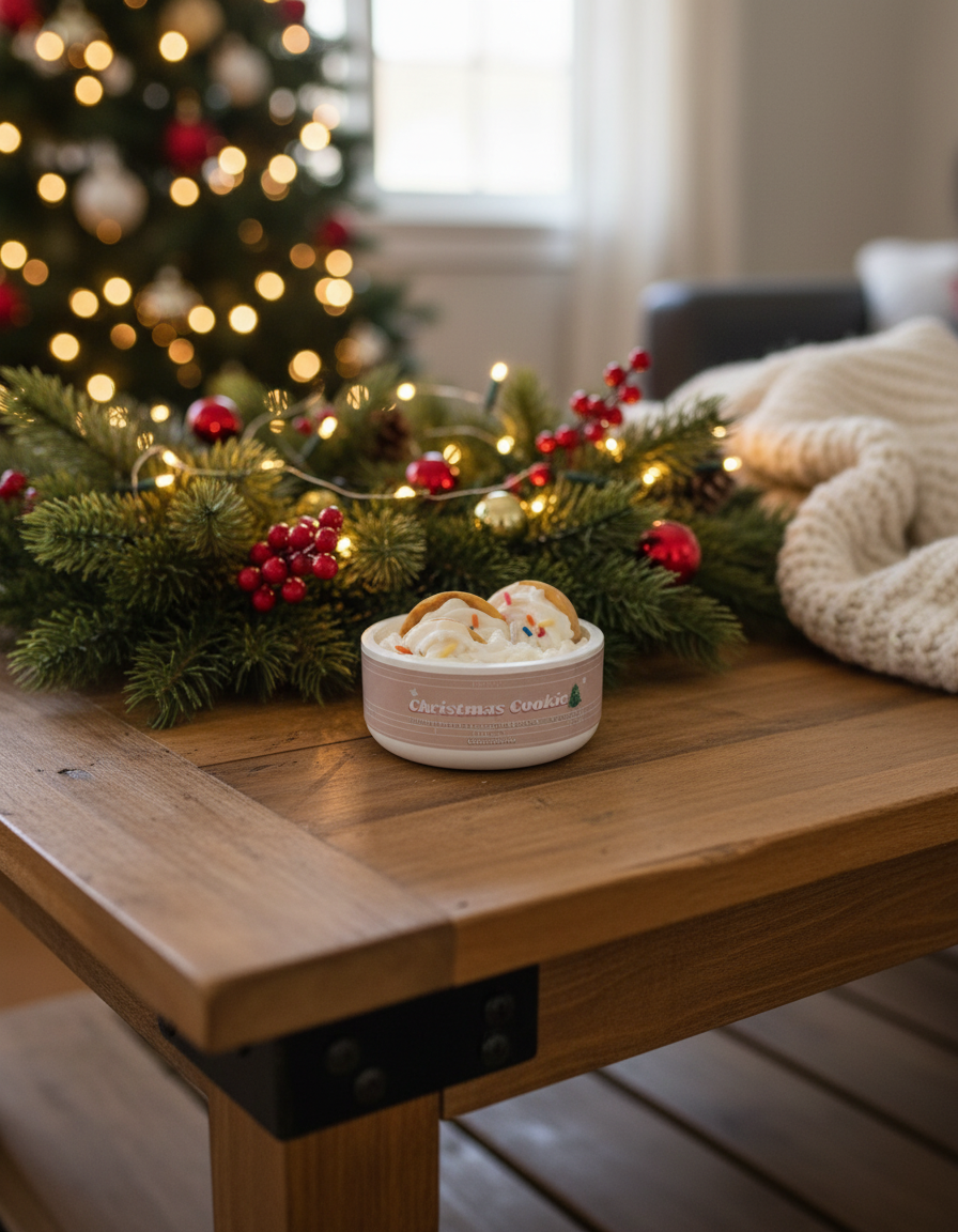 Christmas Cookie Candle