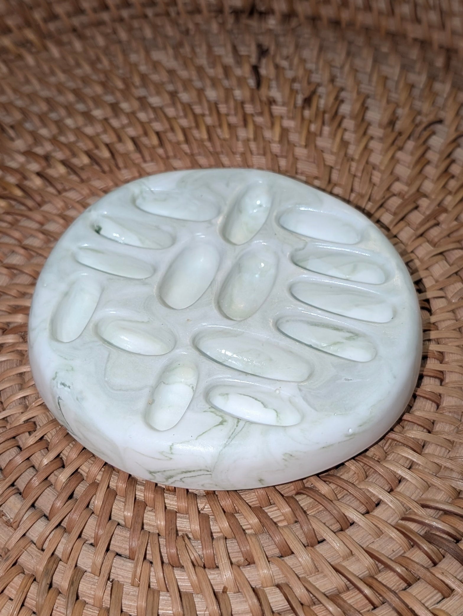 Ring Holder Marble Green